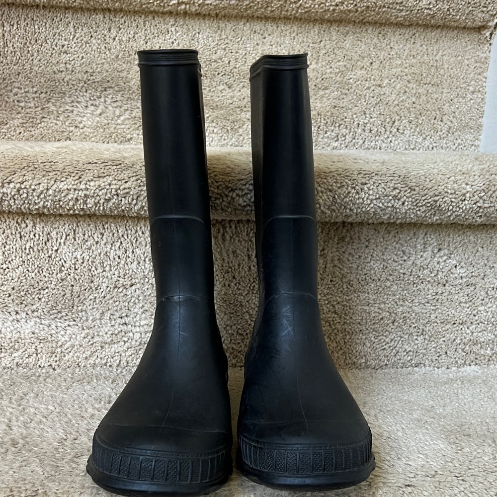 Kids Black Boots